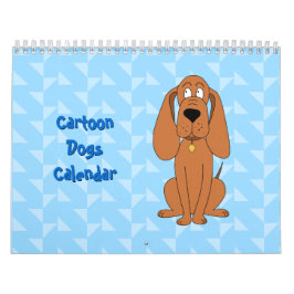 Cute Tecknad hund 2022 Kalender
