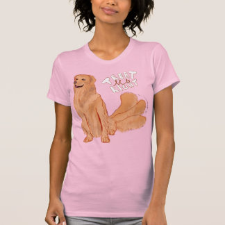 Cute Tecknad hund citat "Behandla mig Höger" T Shirt