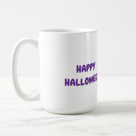 Cute Tecknad hund med Lila Witch Hat Kaffemugg