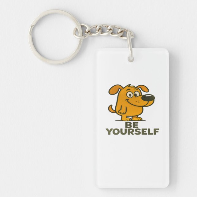 Cute Tecknad hund-nyckelkedjeinspirationskällaDu s (Framsidan)