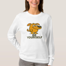 Cute Tecknad hund T-Shirt-inspirationslandet var d