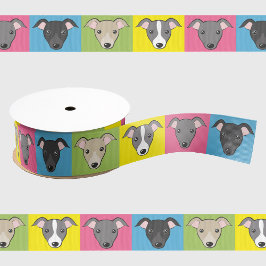 Cute tecknad Italienska greyhounds pop art mönster