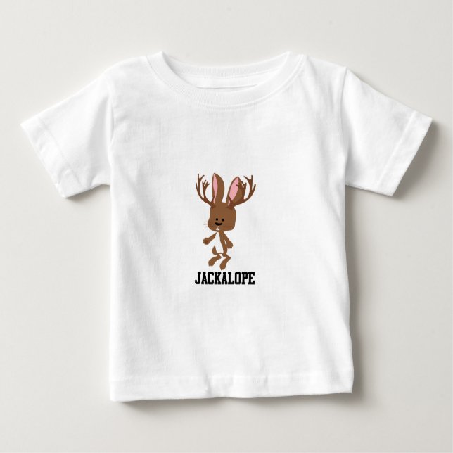 Cute Tecknad Jackalope Tee (Framsida)