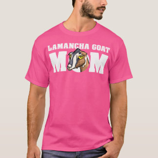 Cute Tecknad Lamancha Goat Mamma T Shirt