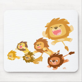 Cute Tecknad Lejon apparParad Mousepad Musmatta