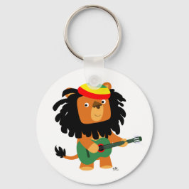 Cute Tecknad Lejon för Zion Keychain Nyckelring