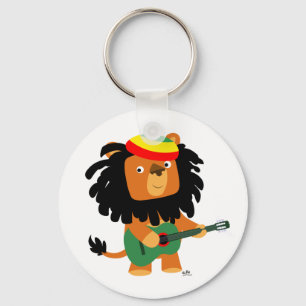 Cute Tecknad Lejon för Zion Keychain Nyckelring
