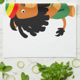 Cute Tecknad Lejon för Zion Kitchen Towel Kökshandduk