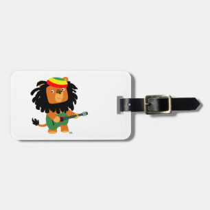 Cute Tecknad Lejon för Zion Luggage Tag Bagagebricka