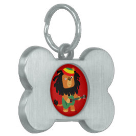 Cute Tecknad Lejon för Zion Pet Tag Namnbricka Husdjur