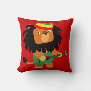 Cute Tecknad Lejon för Zion Pillow Kudde