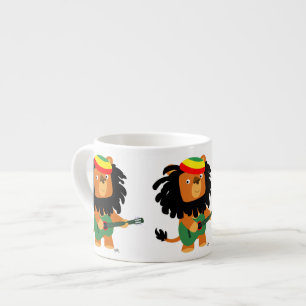 Cute Tecknad Lejon om Zion Espresso Mugg Espressomugg