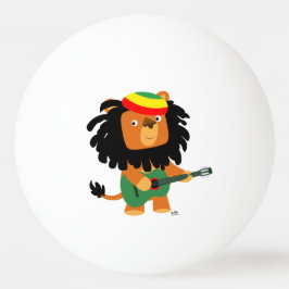 Cute Tecknad Lejon om Zion Ping Pong Boll