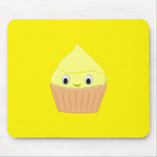 Cute Tecknad Lemon Cupcoa Musmatta