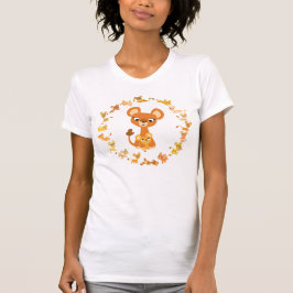 Cute Tecknad Lionesses Mandala Women T-Shirt