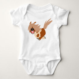 Cute Tecknad Lycklig Pinto Pony Baby Creeper T-shirt