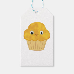 Cute Tecknad Maj Muffin Presentetikett