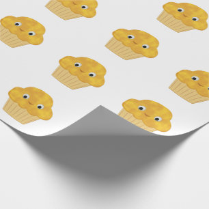 Cute Tecknad Maj Muffin Presentpapper