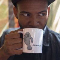 Cute Tecknad Manatee-Personlig