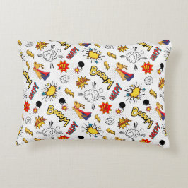 Cute Tecknad Mönster Prydnadskudde