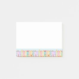 Cute Tecknad Old Town Post it® Notes Post-it Block