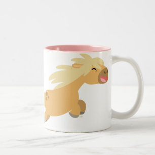 Cute Tecknad Palomino Pony Mugg