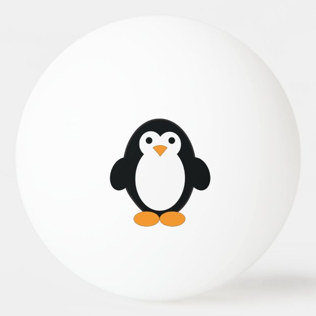 Cute Tecknad Penguin Pingisboll (Framsidan)