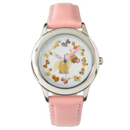Cute Tecknad Ponies Mandala Watch Armbandsur
