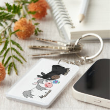 Cute Tecknad Ponies Standoff Acrylic Keychain