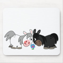 Cute Tecknad Ponies Standoff Mousepad Musmatta