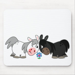 Cute Tecknad Ponies Standoff Mousepad Musmatta