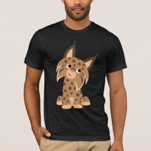 Cute Tecknad Prankish Lynx T-Shirt