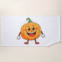 Cute Tecknad Pumpkin