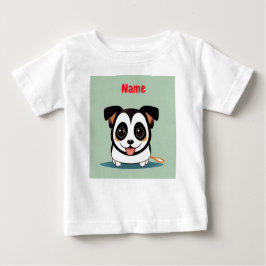 Cute Tecknad Puppy med adabelt uttryck T Shirt