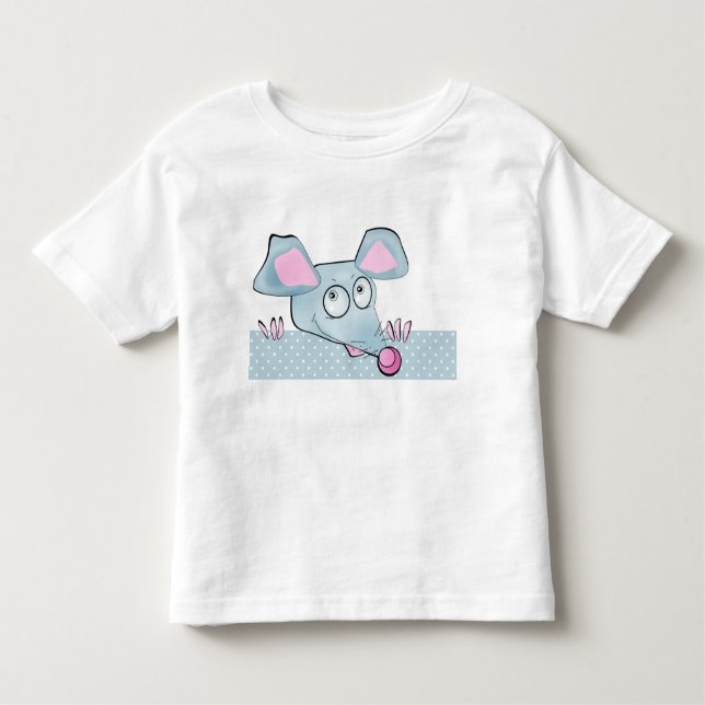 Cute tecknad råtta mus Nya året 2020-symbolbarn c T Shirt (Framsida)