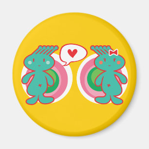 Cute Tecknad Roligt Sweet Funny Funky Magnet
