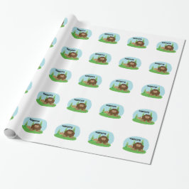 Cute Tecknad Sasquatch Presentpapper