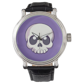 Cute Tecknad Skull Halloween Armbandsur