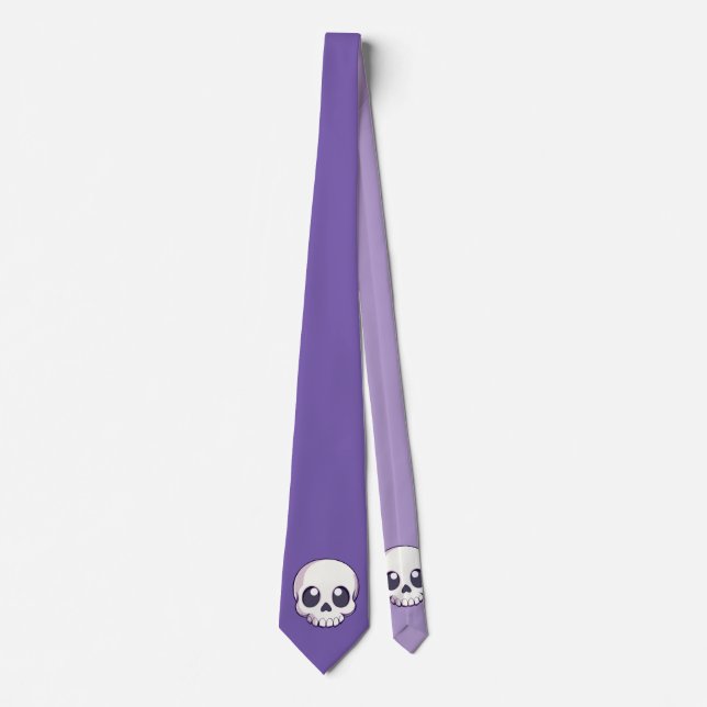Cute Tecknad Skull Halloween Slips (Framsida)