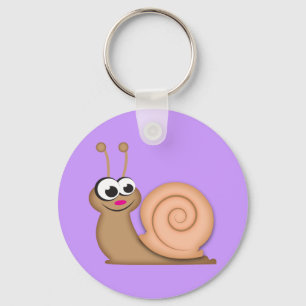Cute Tecknad Snigel Nyckelring