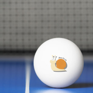 Cute Tecknad Snigel Personlig Ping Pong Boll