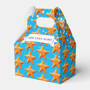 Cute Tecknad Starfish Blue Ocean Classic Presentaskar