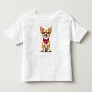 Cute tecknad-stil Chihuahua T Shirt