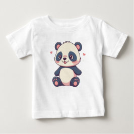 Cute tecknad stil kawaii baby panda t shirts