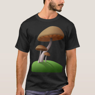 Cute Tecknad Svampar T Shirt