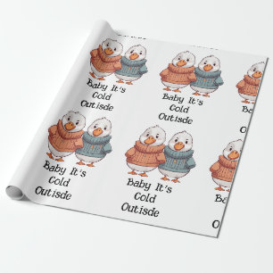 Cute Tecknad Sweater Kall Geese Anka par Presentpapper