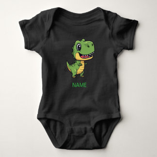 Cute Tecknad T-Rex Dinosaur Kids' T-Shirt