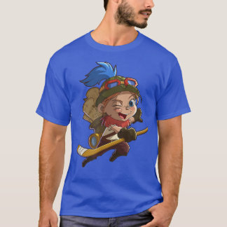 Cute Tecknad Teemo T Shirt