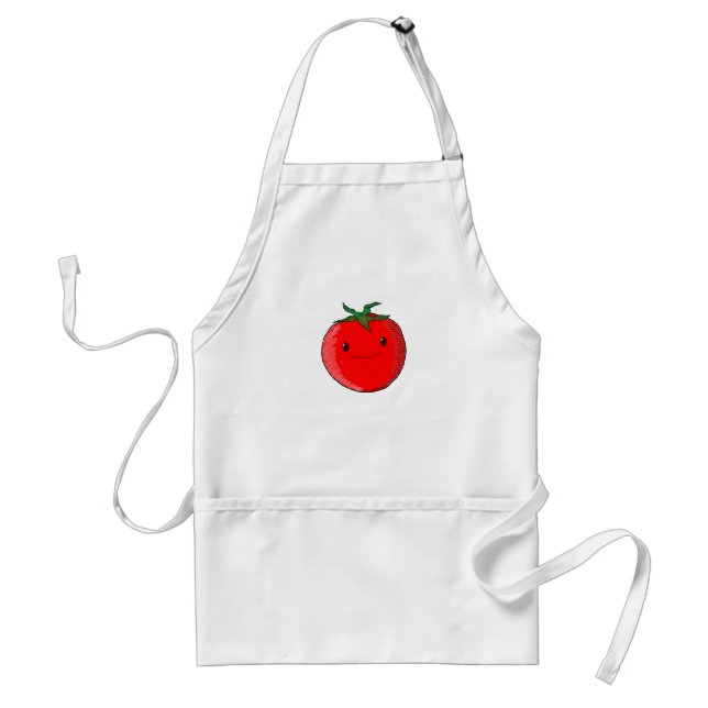 Cute Tecknad Tomato Förkläde (Framsidan)