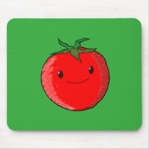 Cute Tecknad Tomato Musmatta